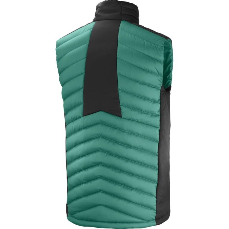 Chalecos Aislantes Salomon Essential Xwarm Down Hombre Verdes | MX PDHS123